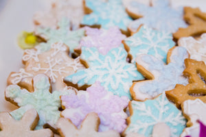 Hand-painted Snowflake Cookies