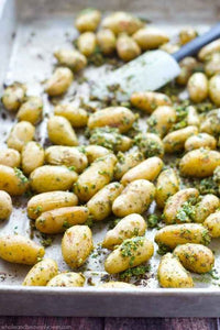 Fingerling Potatoes with Toasted Mustard Seed (DF, GF, NF, V, VGN)