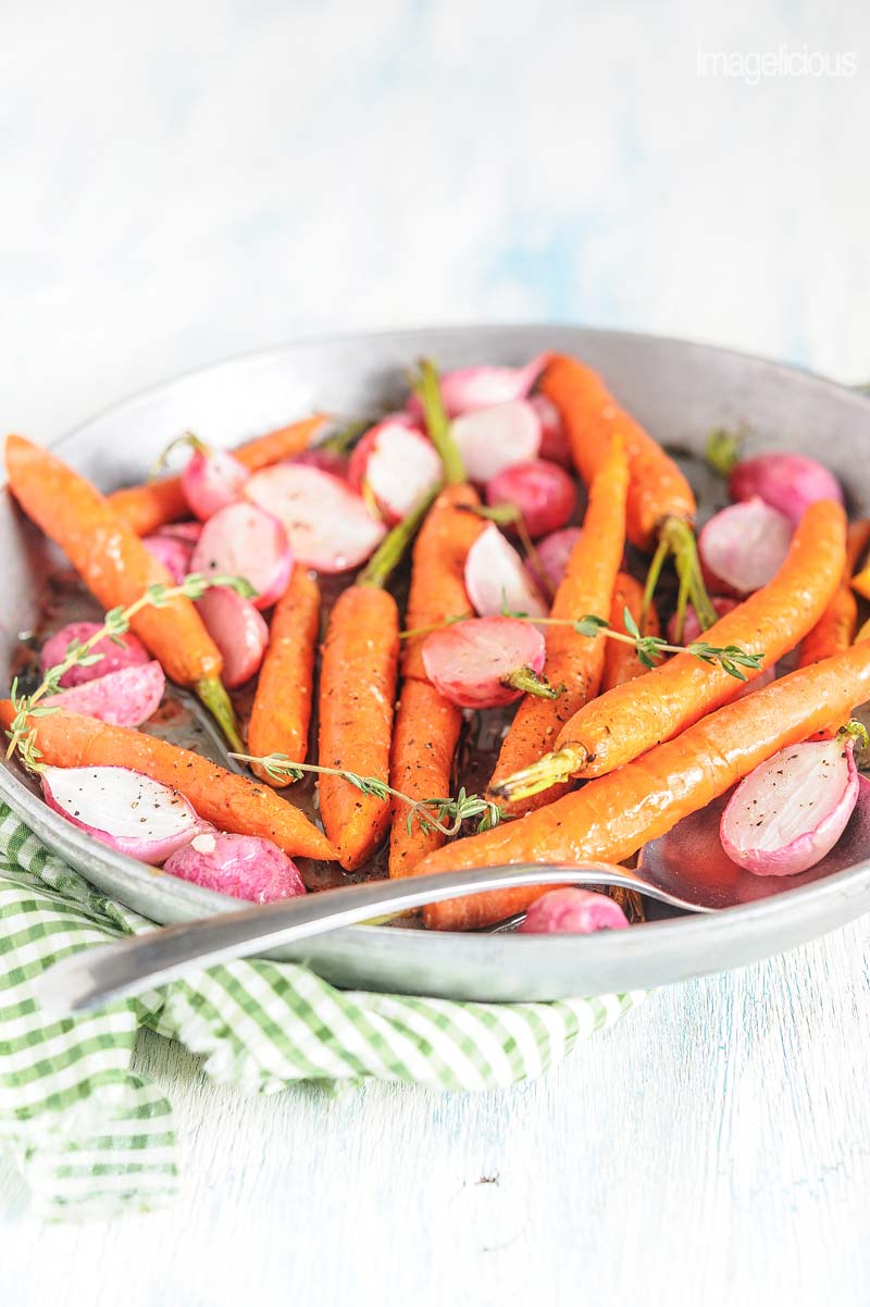 Roasted Spring Carrots and Radishes (NF, GF, V) – Occasions Caterers